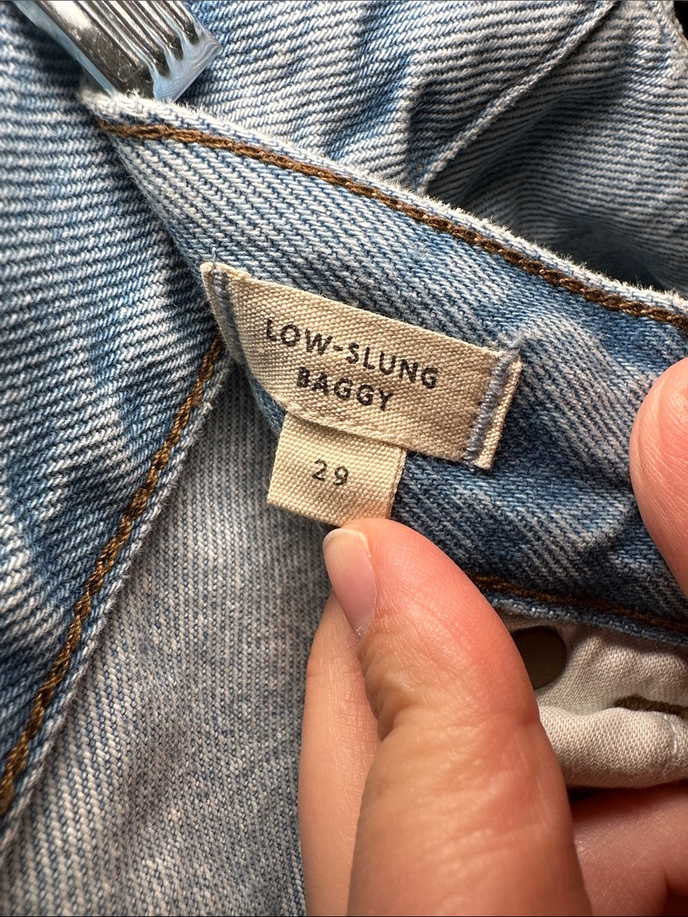 Madewell Low Slung Baggy Cuffed Jeans - Picture 10 of 13